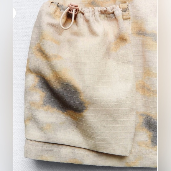 Zara Beige and Gray Mini Skirt - Picture 6 of 15